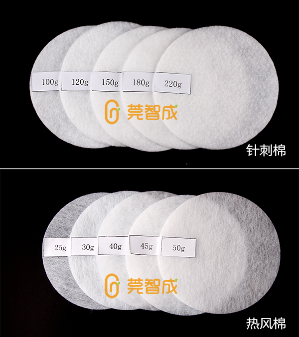 針刺棉熱風棉